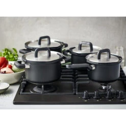 BK Flow Cool Black RVS Pannenset 4-delig -Goedkope Keukengerei Winkel 101 1764 2 1