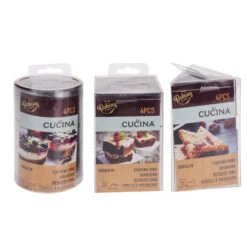 Merkloos Bakringen Set Van 4 3 Assorti Vormen -Goedkope Keukengerei Winkel 101 5517 4