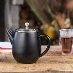 Bredemeijer Theepot 1,1L Duet Eva Mat Zwart 11 Bredemeijer Theepot 1,1L Duet Eva Mat Zwart -Goedkope Keukengerei Winkel 101 5861 5 1