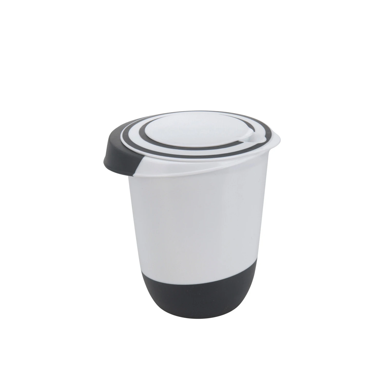 Merkloos Roerkom Met Deksel 1.5L 3 Merkloos Roerkom Met Deksel 1.5L