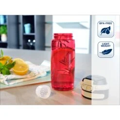 Leifheit 3263 Tritan Bottle Flip 550 ML Rood -Goedkope Keukengerei Winkel 102 1933 5 1