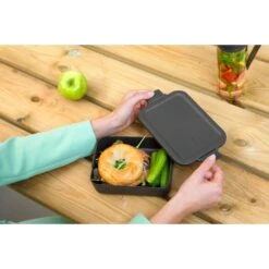 Brabantia Make En Take Lunchbox Medium Donkergrijs -Goedkope Keukengerei Winkel 102 2520 5 1