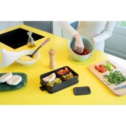 Brabantia Make & Take Bento Lunchbox Groot Donkergrijs -Goedkope Keukengerei Winkel 102 3480 5 1