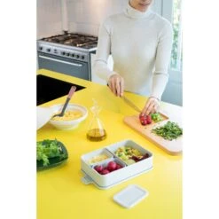 Brabantia Make & Take Bento Lunchbox Groot Lichtgrijs -Goedkope Keukengerei Winkel 102 3503 6 1
