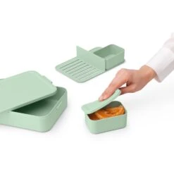 Brabantia Make & Take Bento Lunchbox Groot Jade Groen -Goedkope Keukengerei Winkel 102 3527 5 1