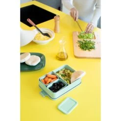 Brabantia Make & Take Bento Lunchbox Groot Jade Groen -Goedkope Keukengerei Winkel 102 3527 6 1