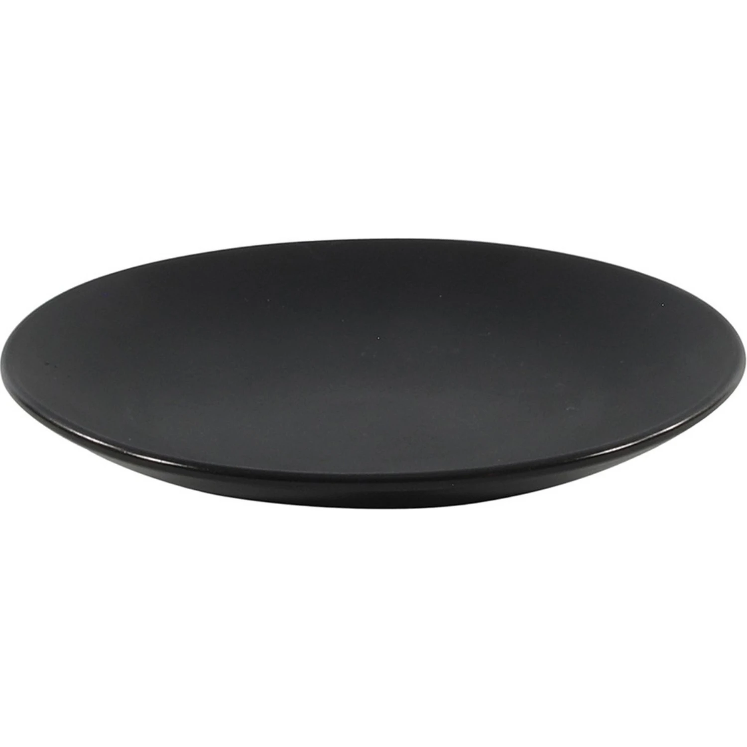 Bord 21cm Mat Zwart 3 Bord 21cm Mat Zwart