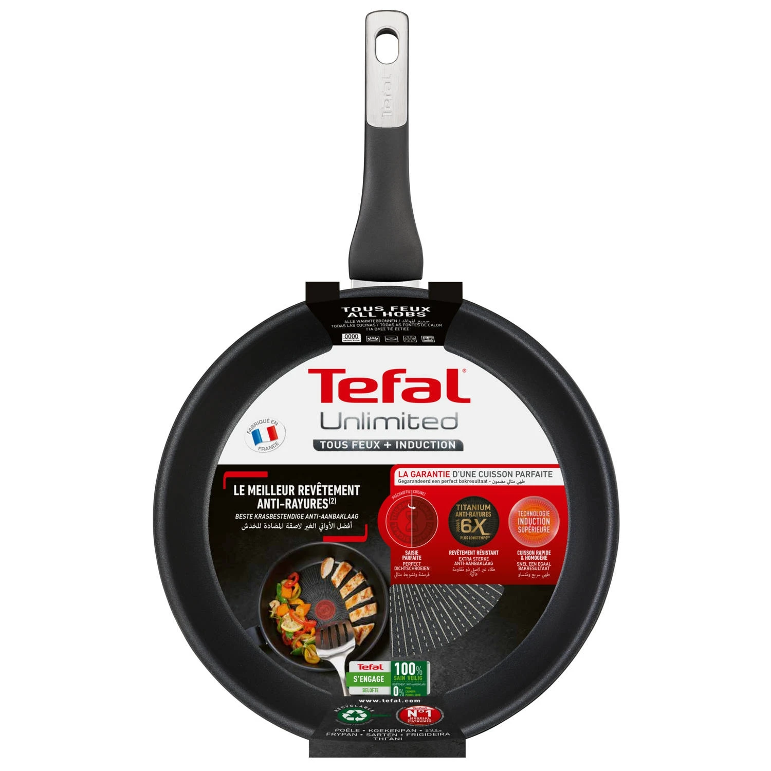 Tefal Unlimited Koekenpan 28 Cm 4 Tefal Unlimited Koekenpan 28 Cm - Afbeelding 2
