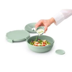 Brabantia Make En Take Salade Lunchkom 1,3 Liter Jade Groen -Goedkope Keukengerei Winkel 102 6382 2 1