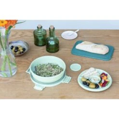 Brabantia Make En Take Salade Lunchkom 1,3 Liter Jade Groen -Goedkope Keukengerei Winkel 102 6382 6 1