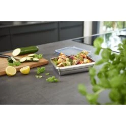 Tefal Masterseal RVS Vershouddoos Rechthoek 1.2 L -Goedkope Keukengerei Winkel 104 0510 5 1