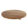 Dienblad Wout S Naturel Rond Recycle Hout 30 X30x3,5cm -Goedkope Keukengerei Winkel 161 7671 1