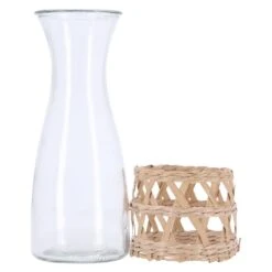 Merkloos Karaf Met Rattan 1200 Ml -Goedkope Keukengerei Winkel a391ba30b11e39a9bbeb54317aad0004
