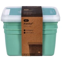 Alaska 3 Diepvriesdozen Rechthoekig 1.00 L -Goedkope Keukengerei Winkel fc357023cf3750027c9db343fd1231dd